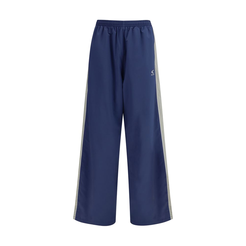 Balenciaga Blue Polyester Joggers (Workout Men's Pants)