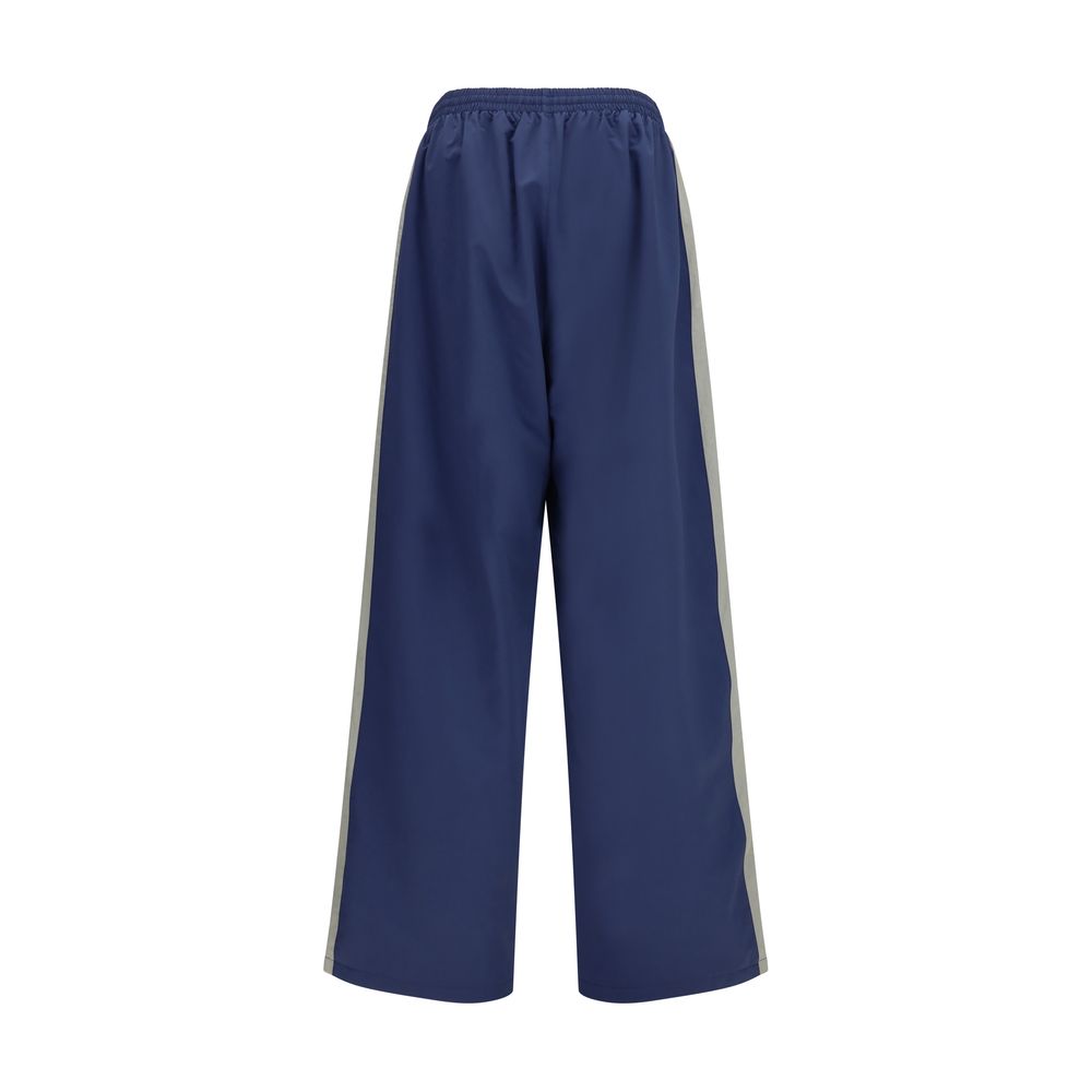 Balenciaga Blue Polyester Joggers (Workout Men's Pants)