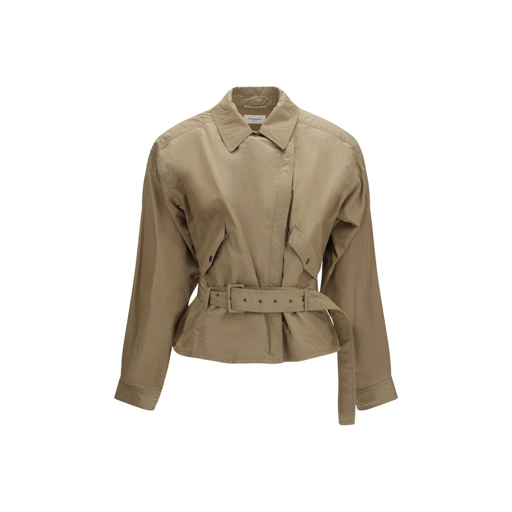 Saint Laurent Beige Polyamide Women's Clothing