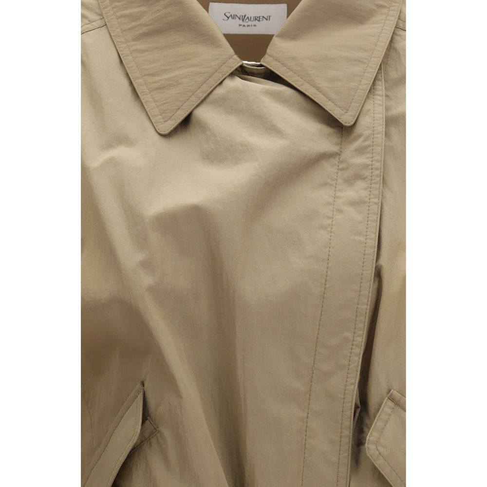 Saint Laurent Beige Polyamide Women's Clothing