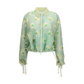 Fendi Bicolor Silk Women's Bomber