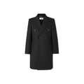 Saint Laurent Black Wool Men's Coat