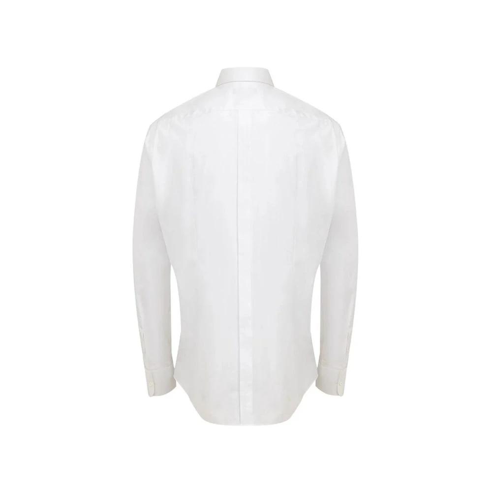 Dolce & Gabbana White Cotton Dress Shirt