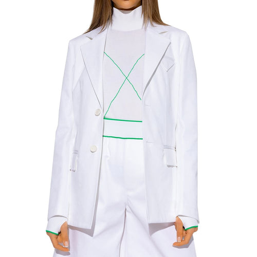 Bottega Veneta White Cotton Women's Blazer