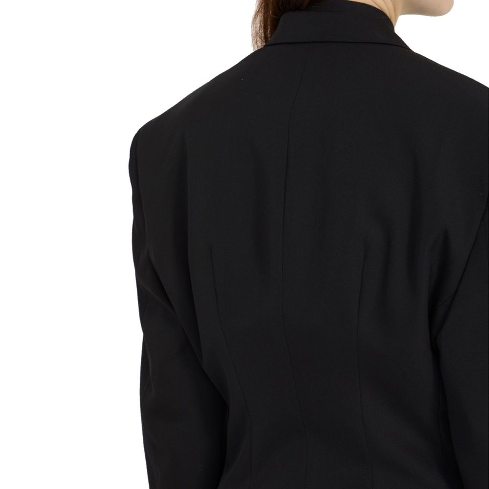 Balenciaga Black Wool Women's Coat