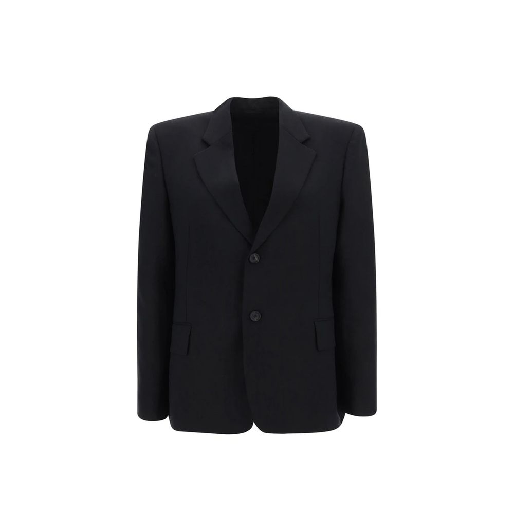 Balenciaga Black Wool Jackets And Women's Coat