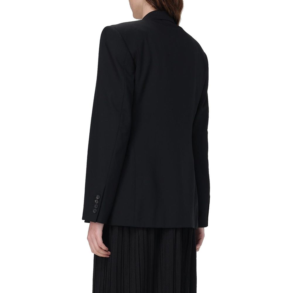 Balenciaga Black Wool Jackets And Women's Coat