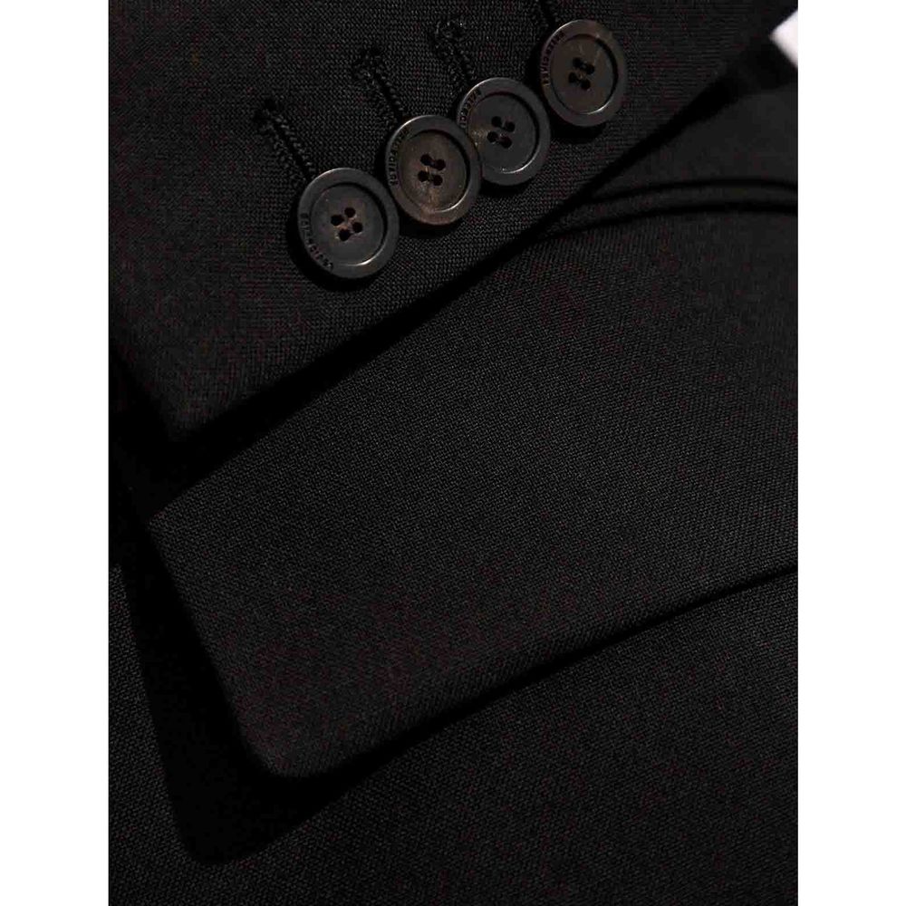 Balenciaga Black Wool Jackets And Women's Coat