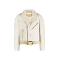 Chloé Beige Polyester Biker Women's Jacket
