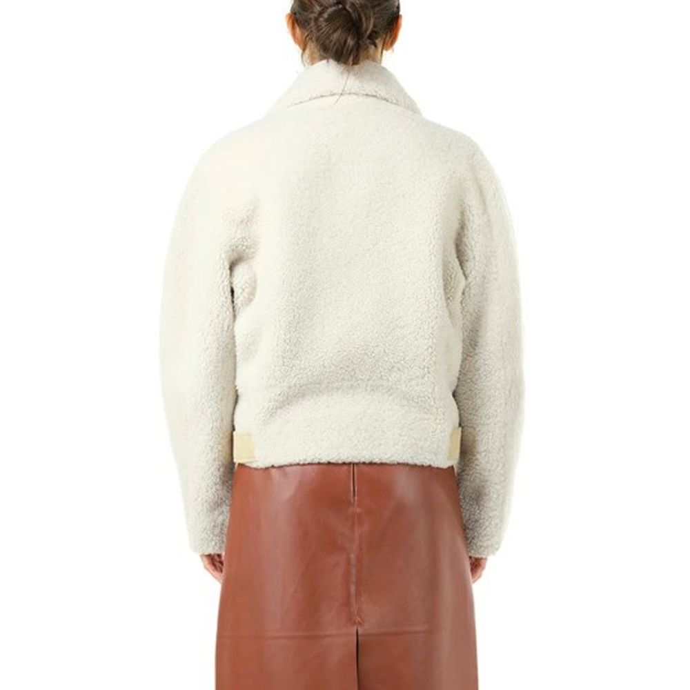 Chloé Beige Polyester Biker Women's Jacket