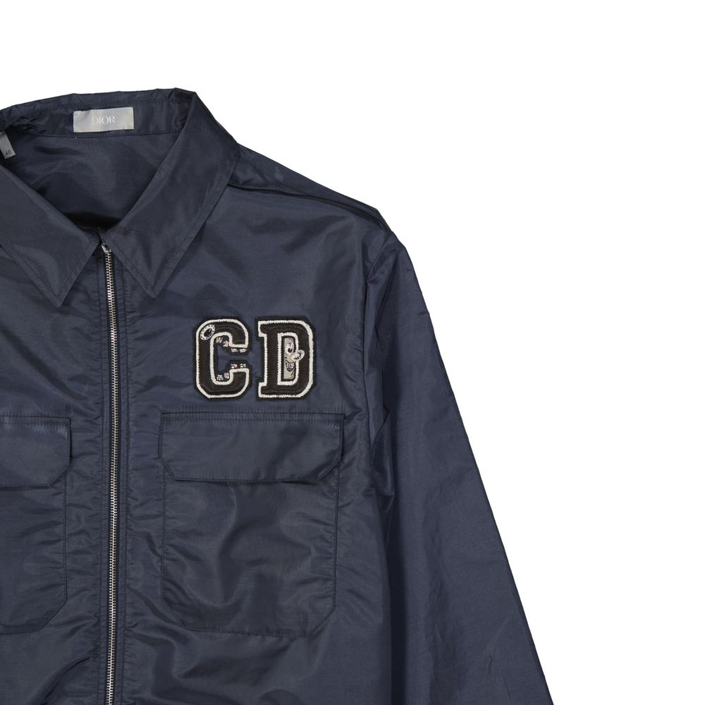 Dior Blue Polyamide Shell Men's Jacket