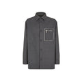 Fendi Gray Cashmere Men's Coat