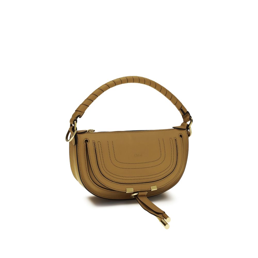 Chloé Brown Calf Leather Bos Taurus Shoulder Women's Bag