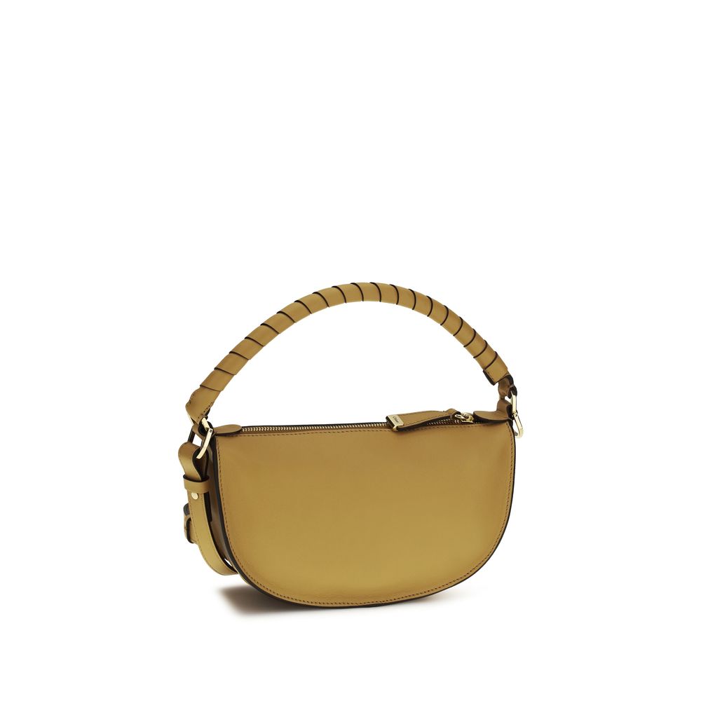 Chloé Brown Calf Leather Bos Taurus Shoulder Women's Bag