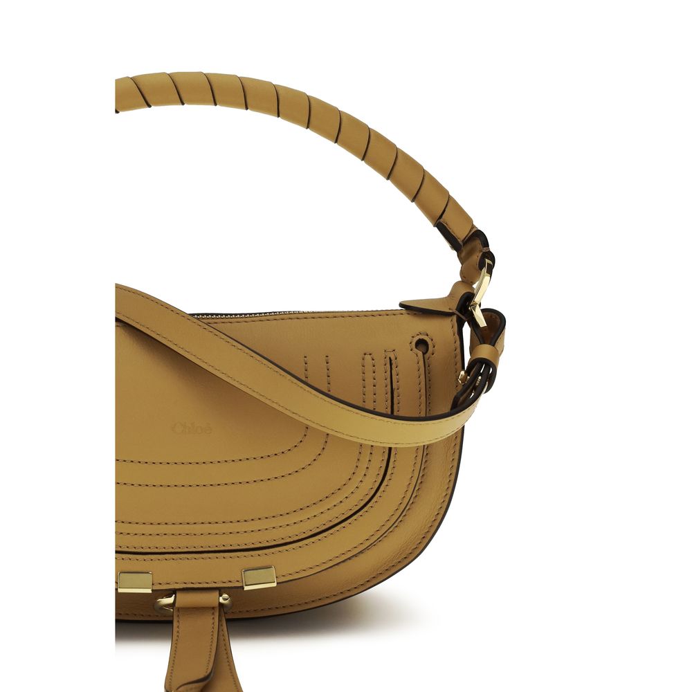 Chloé Brown Calf Leather Bos Taurus Shoulder Women's Bag