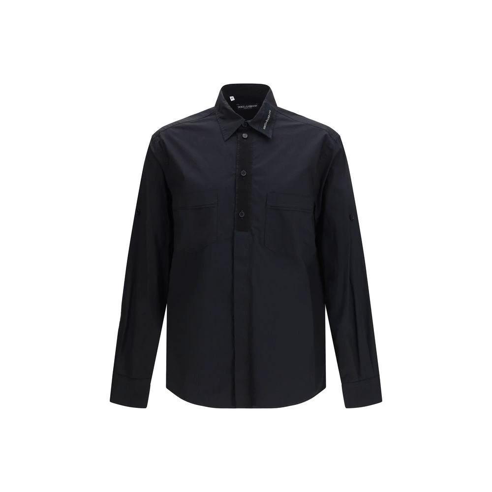 Dolce & Gabbana Black Cotton Shirt