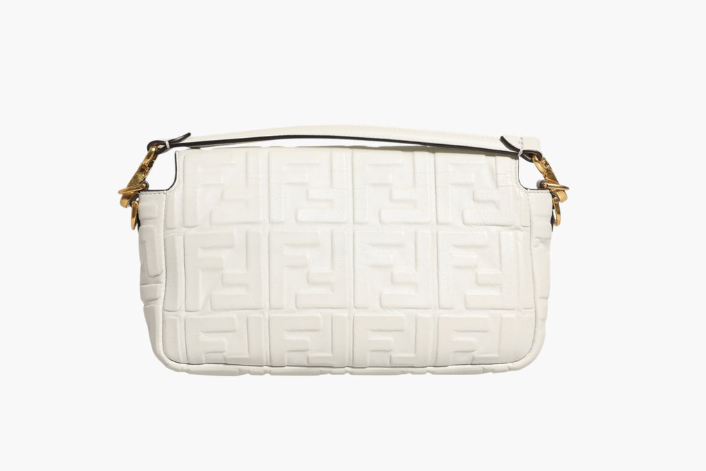 Fendi FF Embossed Women'suette Nappa Leather Women's Bag