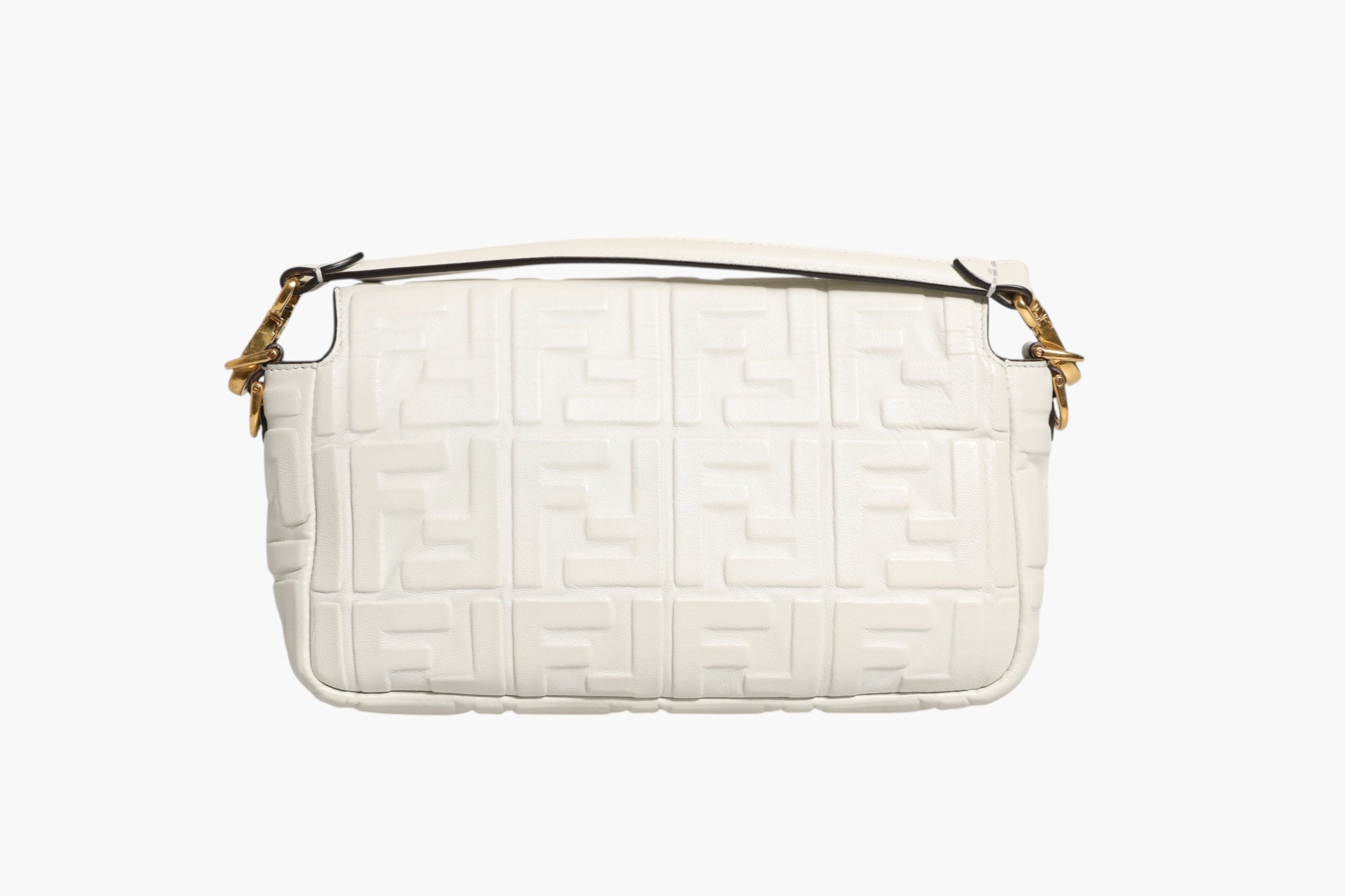 Fendi FF Embossed Women'suette Nappa Leather Women's Bag