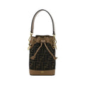 Fendi Brown Polyester Backet Bag