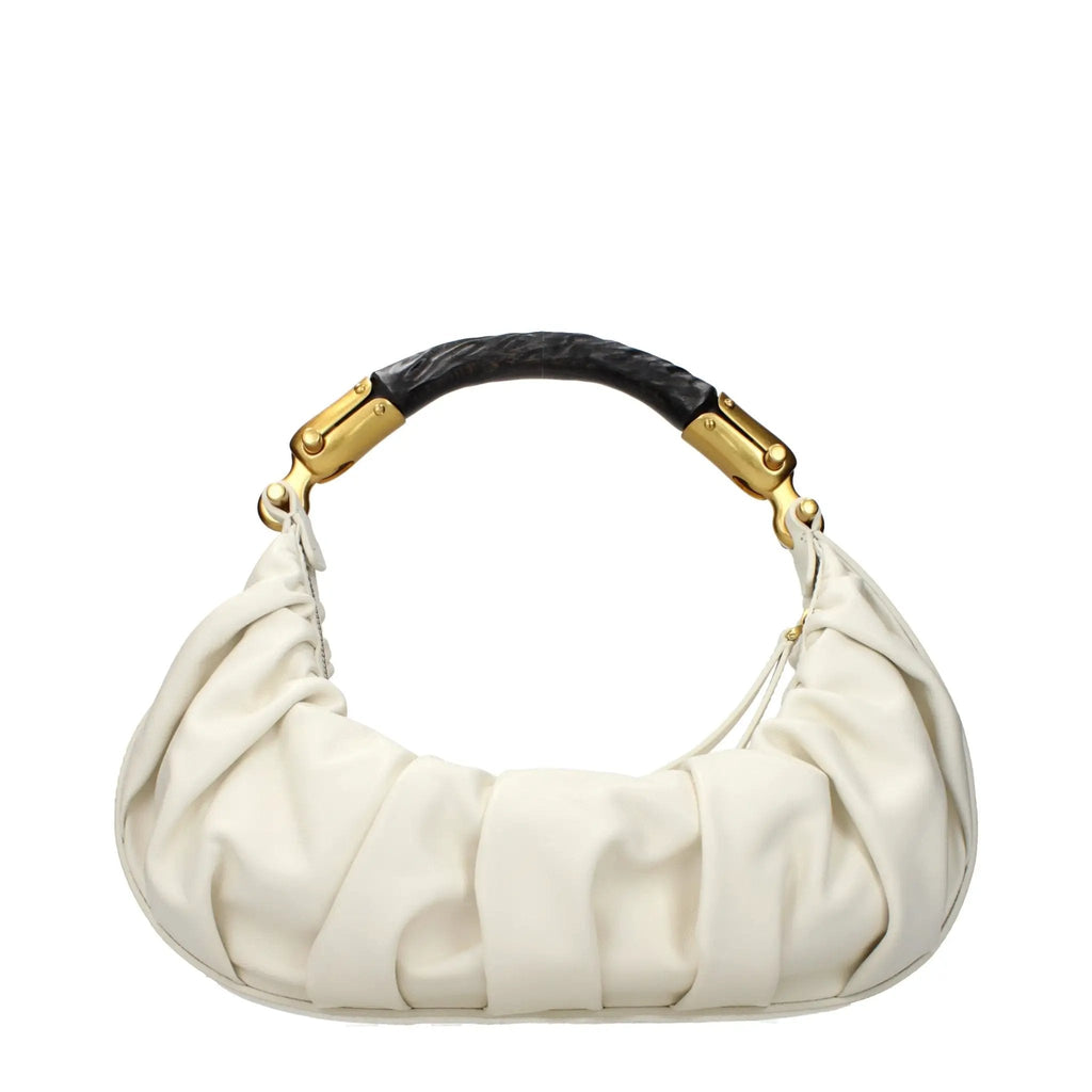 Balmain Beige Leather Handbag
