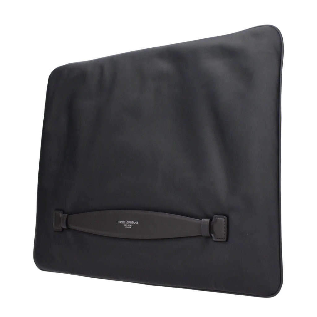 Dolce & Gabbana Gray Fabric Clutch Bag