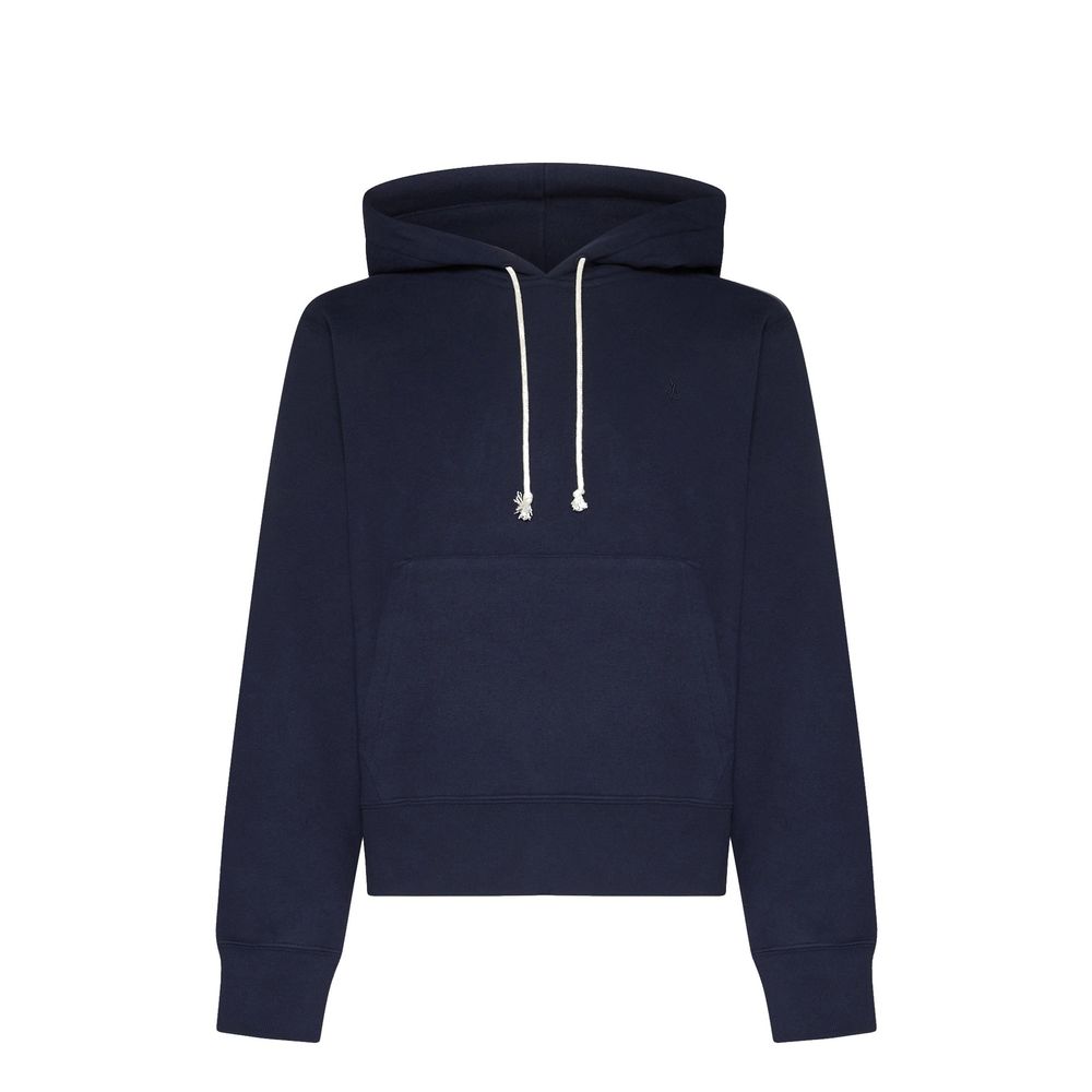 Saint Laurent Blue Cotton Men's Sweatshirt