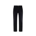 Saint Laurent Black Cotton Straight-Leg Men's Jeans