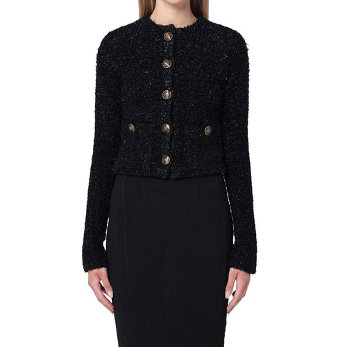 Balenciaga Black Cotton Women's Cardigan