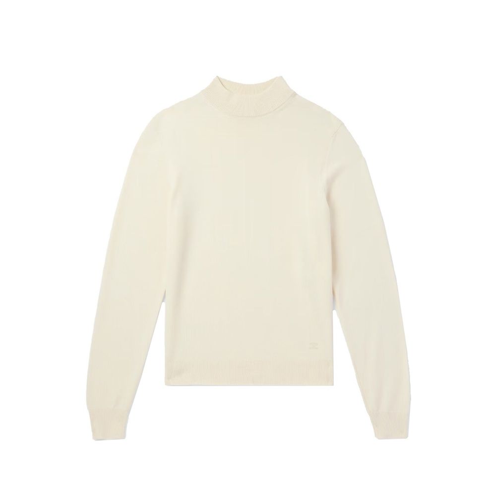 Celine White Elastane Men's Sweatshirt
