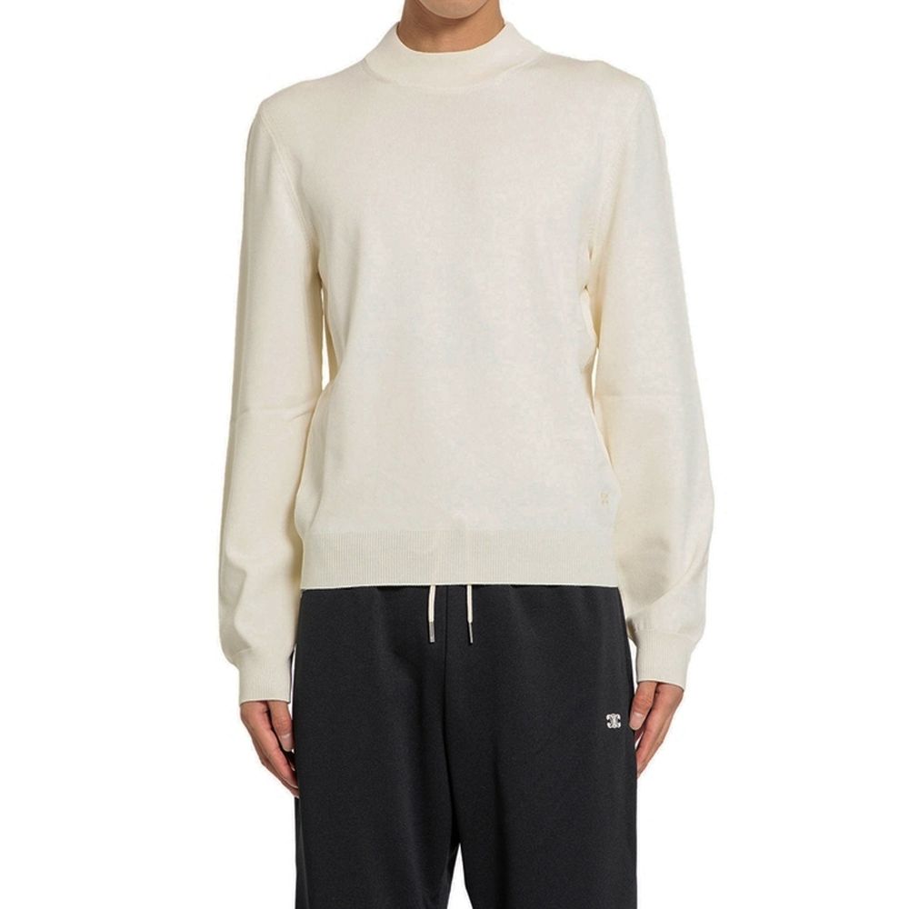 Celine White Elastane Men's Sweatshirt