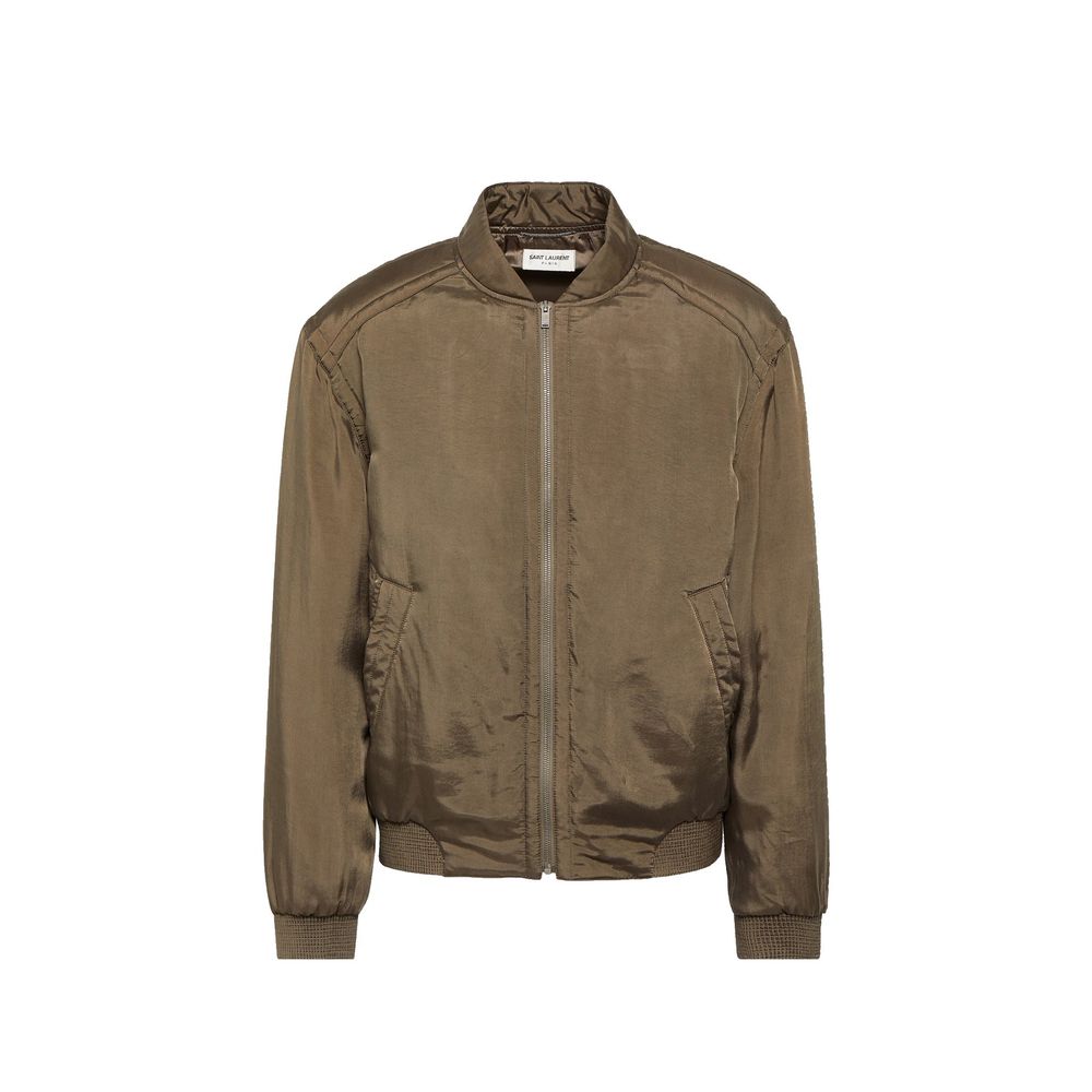 Saint Laurent Green Copper Men's Bomber