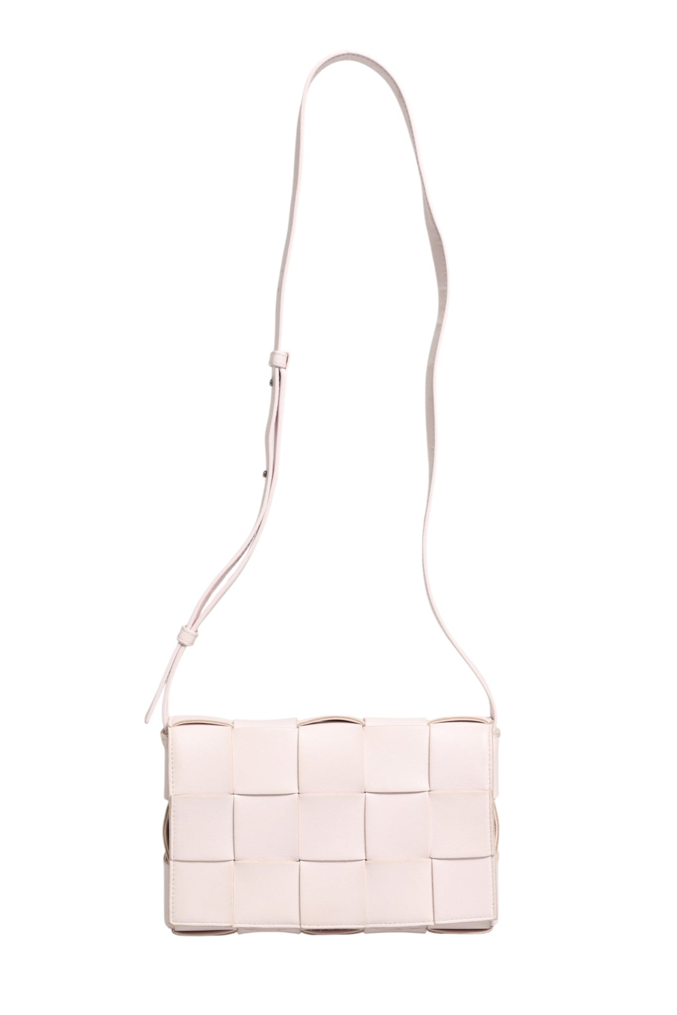 Bottega Veneta Pink Intrecciato Cassette Shoulder Women's Bag