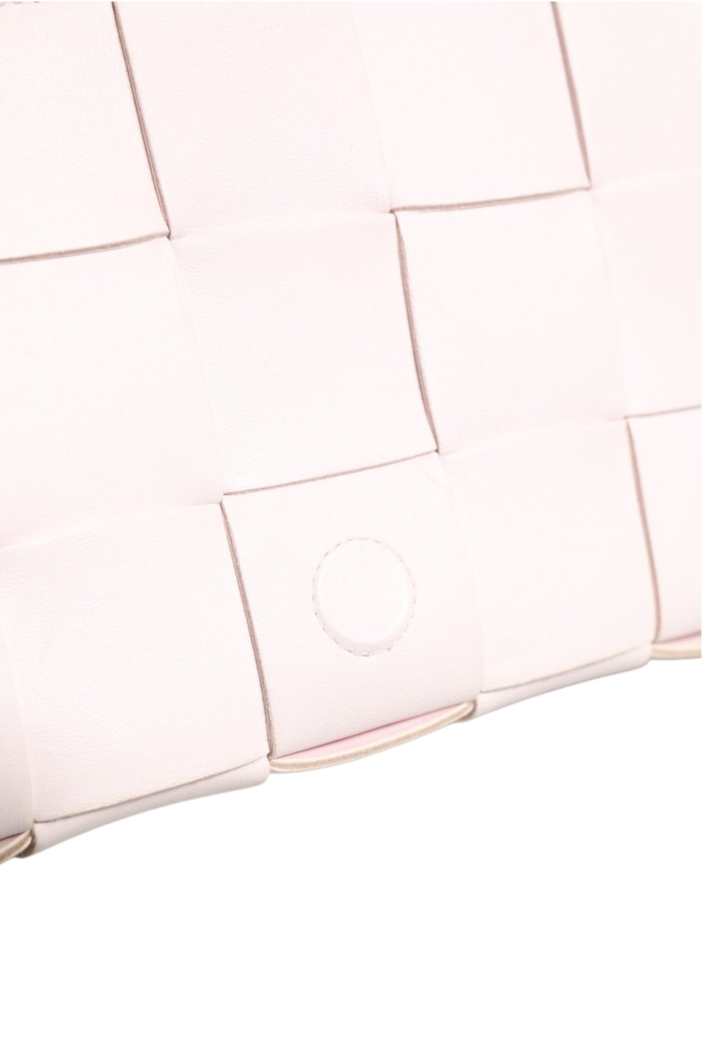 Bottega Veneta Pink Intrecciato Cassette Shoulder Women's Bag