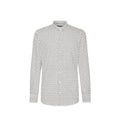 Dolce & Gabbana White Cotton Pattern Shirt