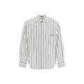 Dior White Cotton Pattern Men's Shirt