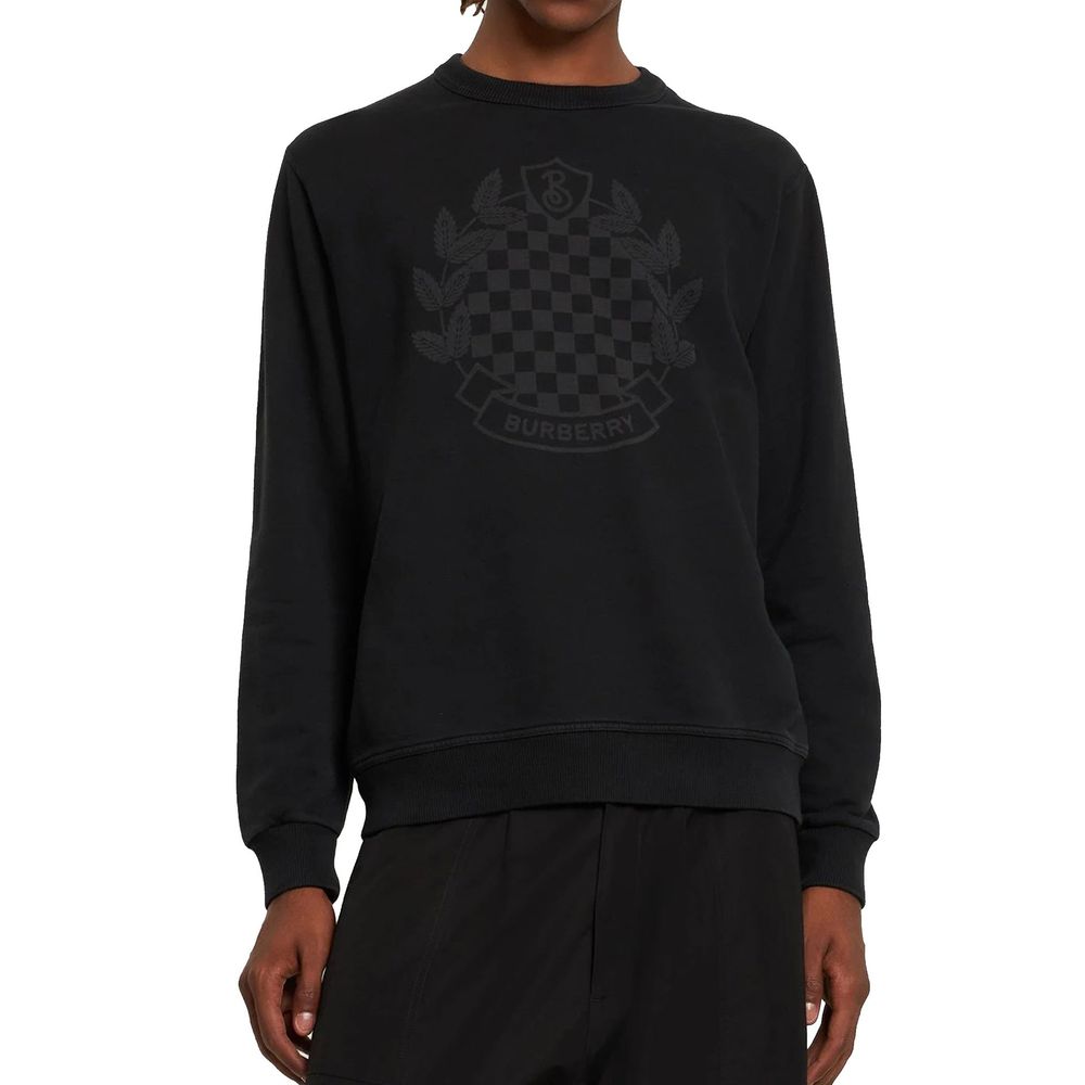 Burberry Black Cotton Men's Sweatshirt