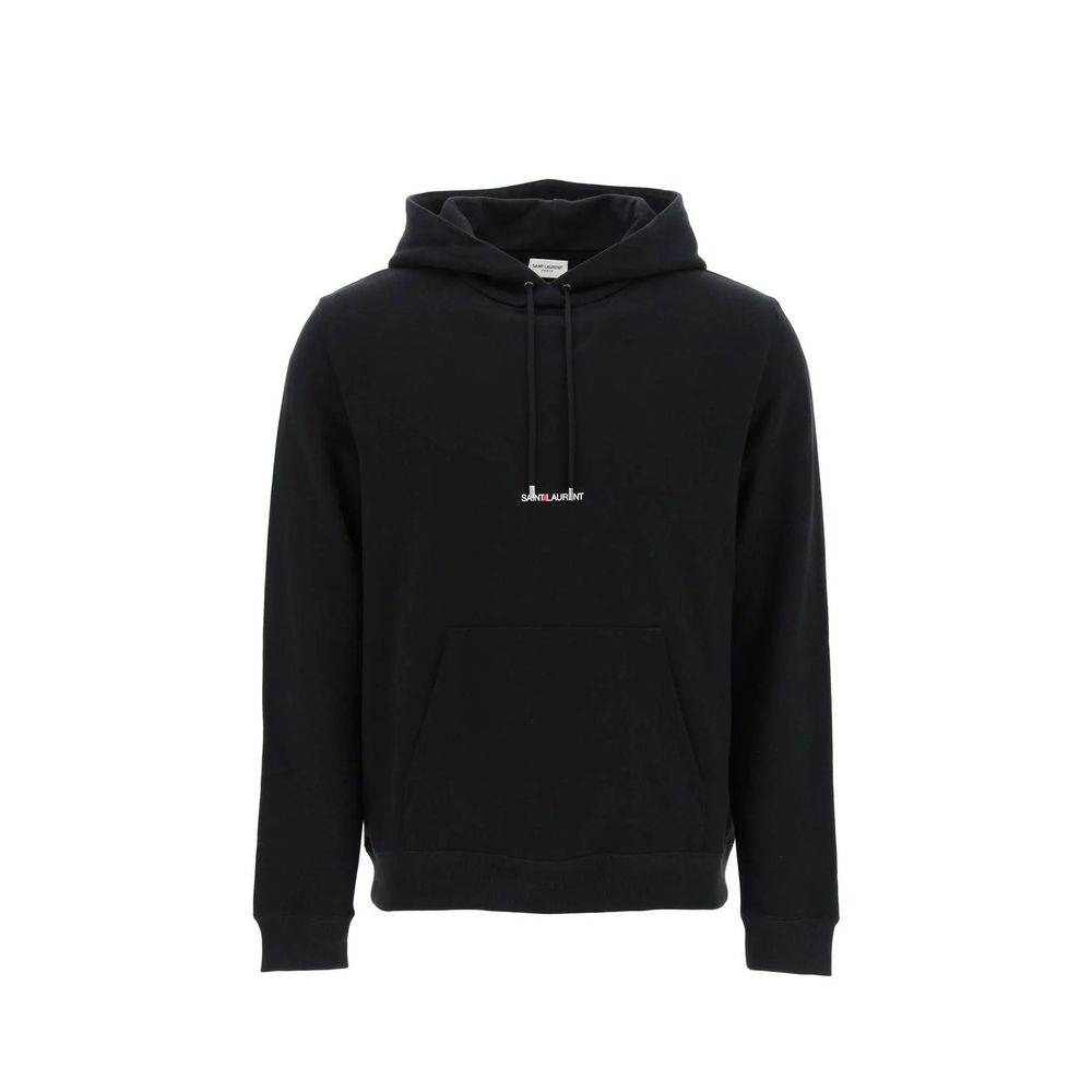 Saint Laurent Black Cotton Men's Sweatshirt