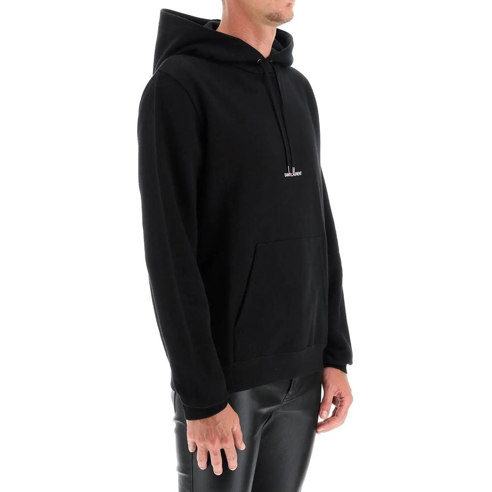 Saint Laurent Black Cotton Men's Sweatshirt