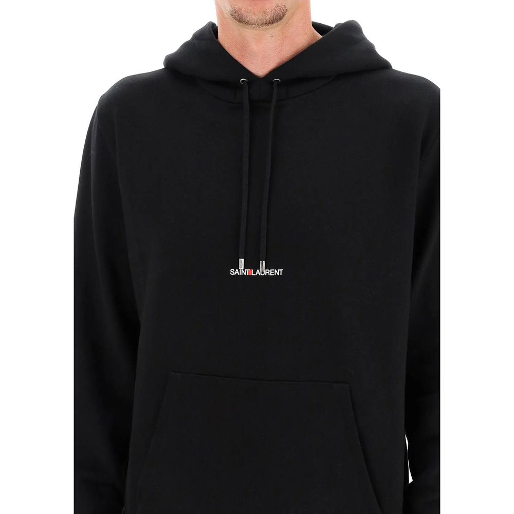 Saint Laurent Black Cotton Men's Sweatshirt