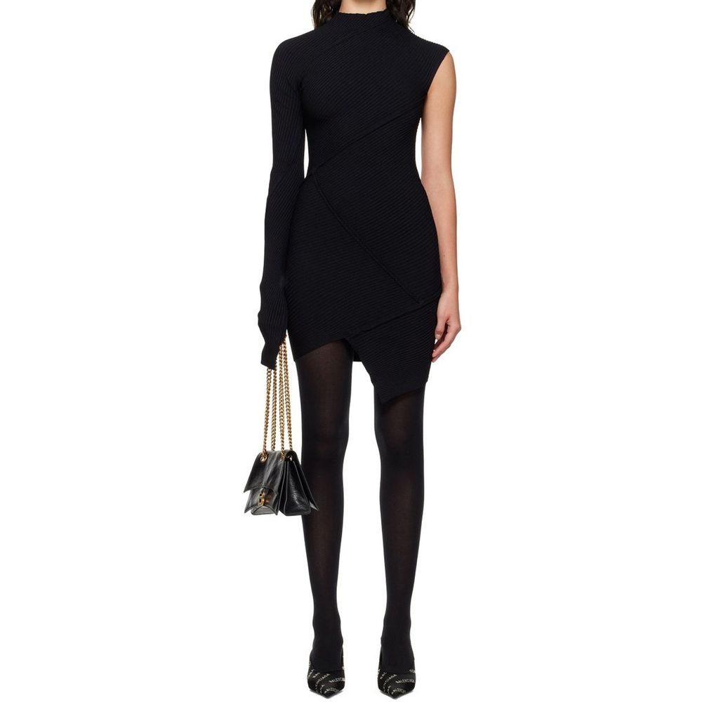 Balenciaga Black Polyester Casual Women's Dress