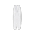 Bottega Veneta White Cotton Casual Women's Pants