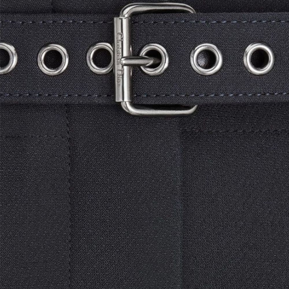 Dior Black Wool Casual Women's Pants