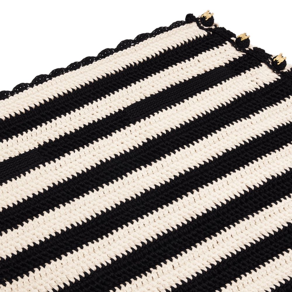 Celine Black Cotton Mini Women's Skirt