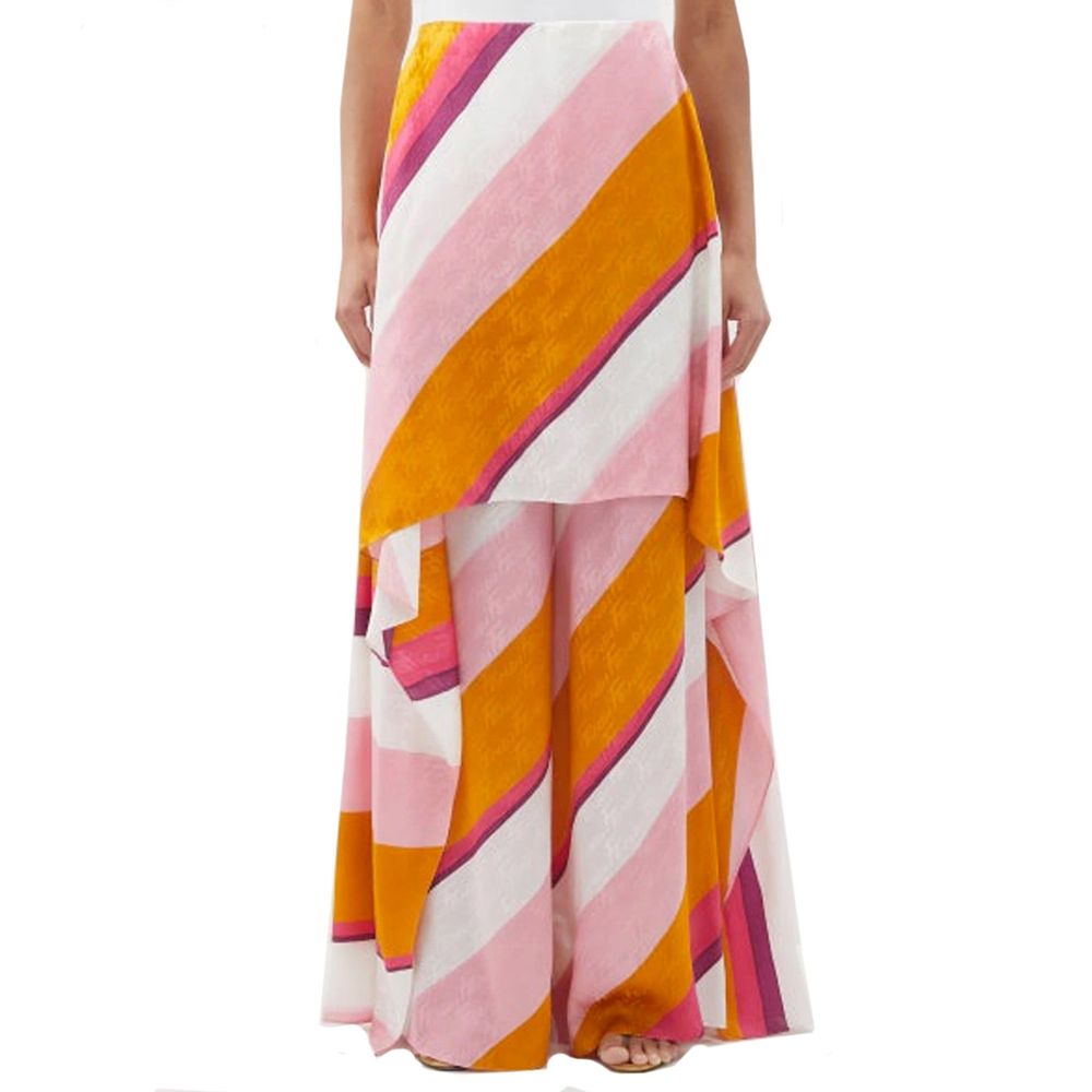 Fendi Multicolor Silk Women's Pants