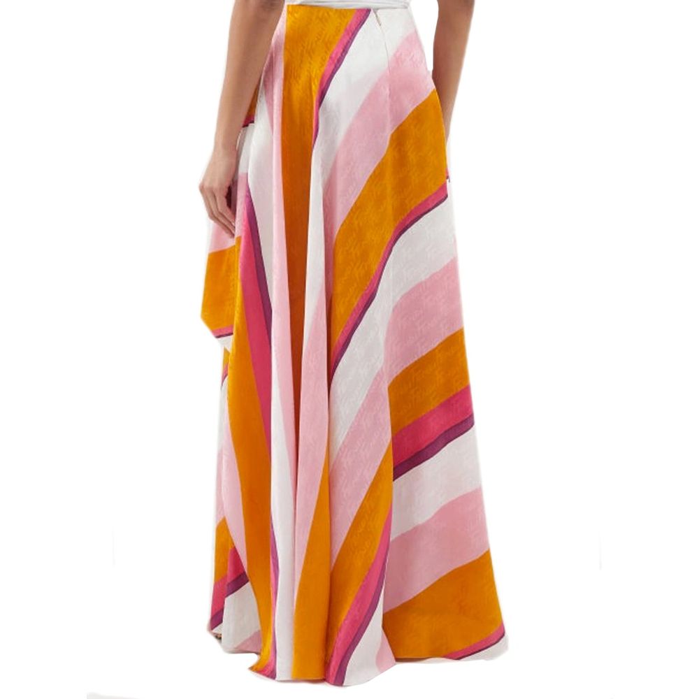Fendi Multicolor Silk Women's Pants