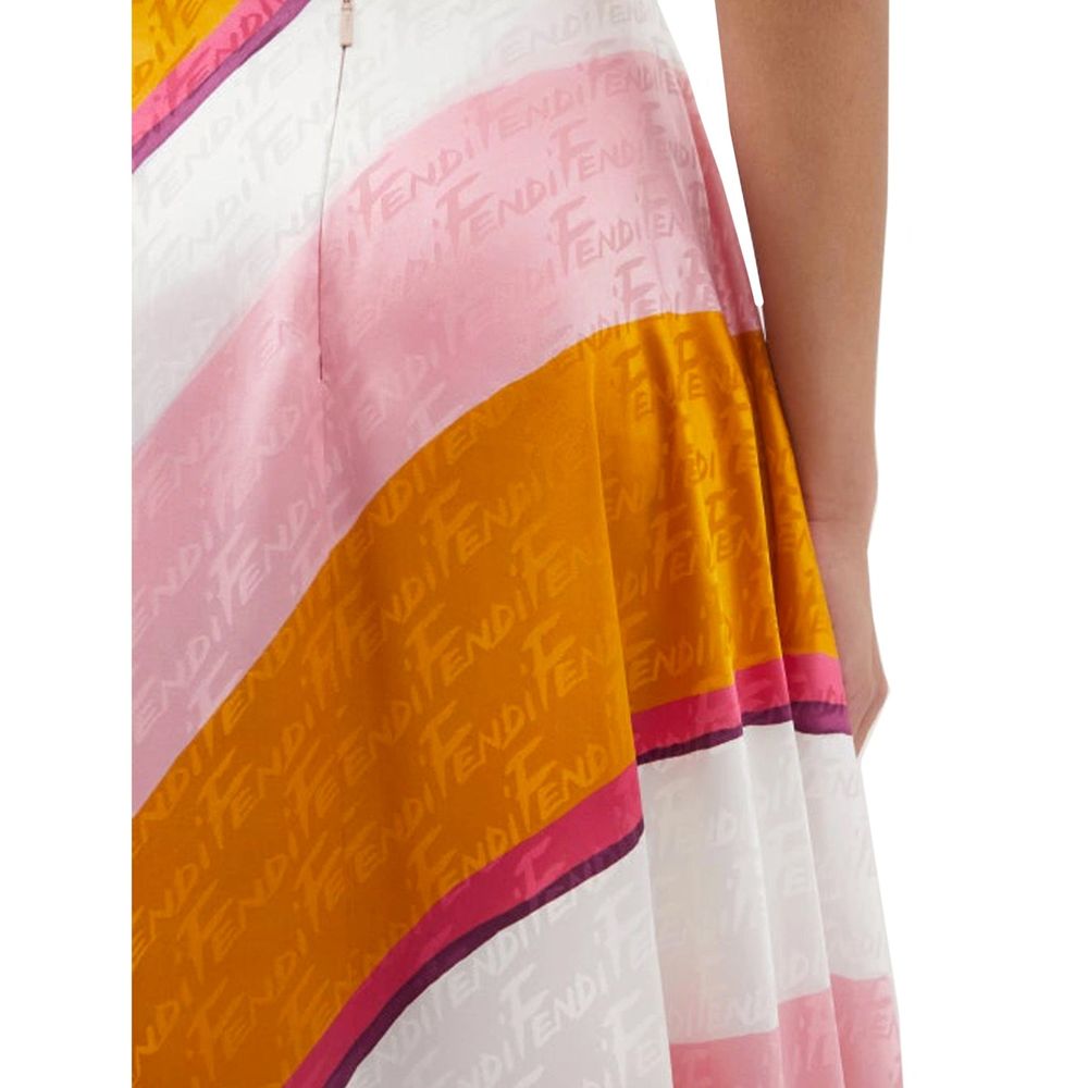 Fendi Multicolor Silk Women's Pants
