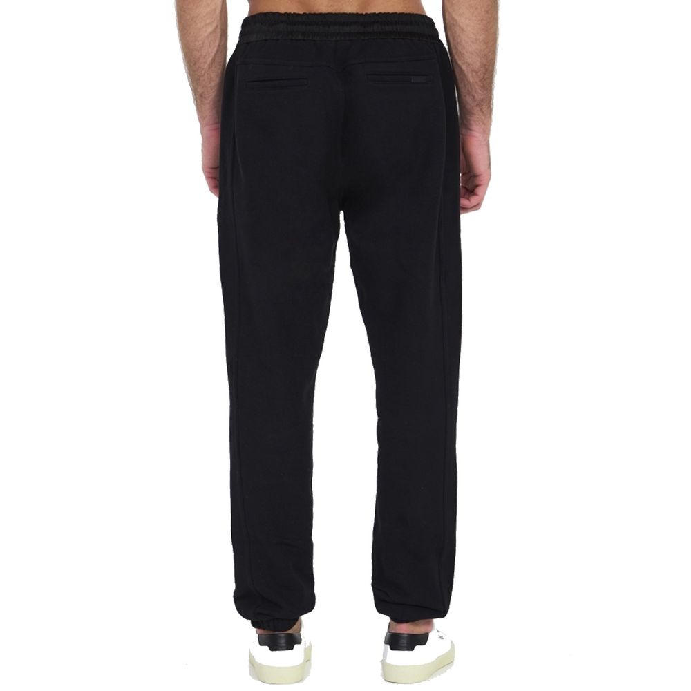 Saint Laurent Black Cotton Joggers (Workout Men's Pants)