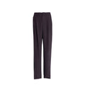 Saint Laurent Brown Silk Dress Men's Pants