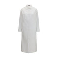 Balenciaga White Cotton Casual Women's Dress