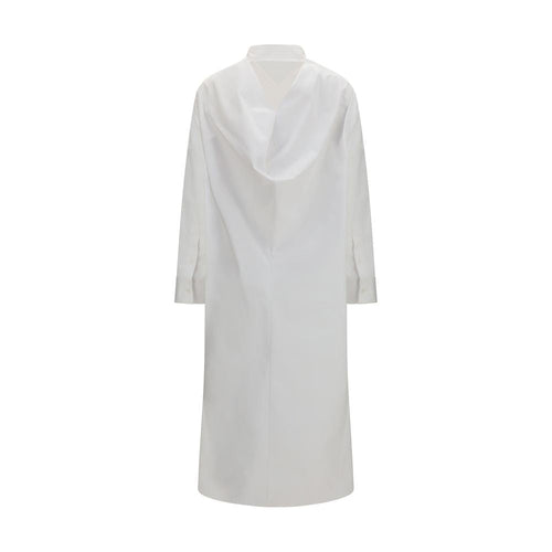 Balenciaga White Cotton Casual Women's Dress